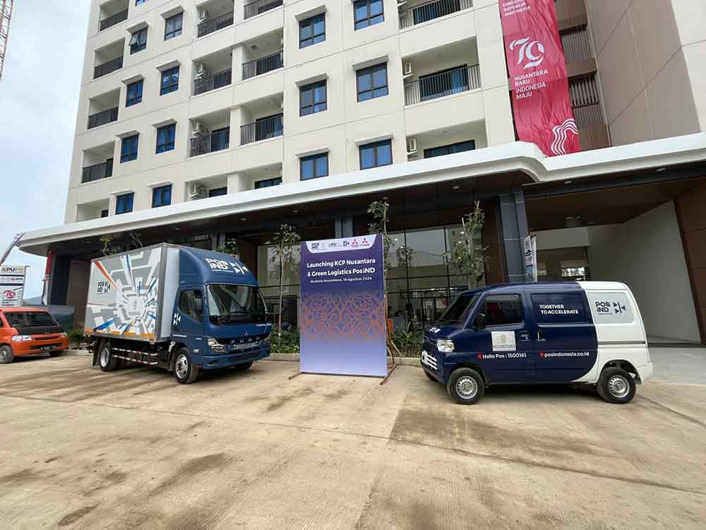 Mitsubishi Dan PosIND Wujudkan Logistik BEV Pertama Di Kawasan IKN